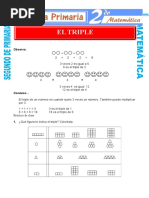 El Triple para Segundo de Primaria