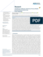 Heat Transfer in Unfrozen and Frozen Porous Media