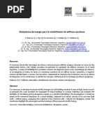 Disipadores de Energia para La Rehabilitacion de Edificios Escolares