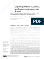 Lista de Doenças Relacionadas Ao Trabalho - Obrigação Legal