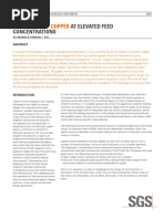 Sgs Min Tp2003 07 Copper Extraction at Elevated Feed Concentrate