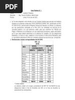 Caso Práctico #1 - AUDITORÍA TRIBUTARIA XD