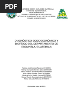 Diagnóstico Socioeconómico y Biofísico Del Departamento de Escuintla