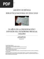 Archivo de Música. 50 Años Difundiendo. Reducido