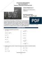 GuÃ A No. 12 FunciÃ N Exponencial y Logaritmica