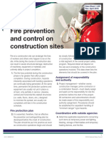 Data Fire Prevention Construction Sites