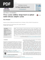 Power System Stabilizer Design Based On Optimal Mo