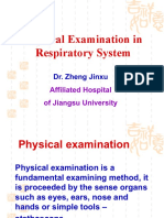 Physical Examination in Respiratory System