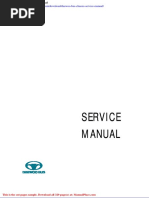 Daewoo Bus Chassis Service Manual