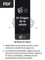 El Origen de La Celula