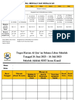 Tugas Al Qur'an Kelas 4