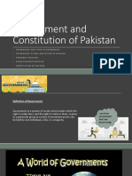 Chap 4 & 5 Government and Constitution of Pakistan