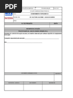 Formulário de Verificação de Qualidade - Topografia 01