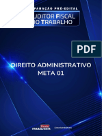 PREPARAÇÃO AFT DIREITO ADMINISTRATIVO META 01 Introdução Ao Direito Administrativo. Princípios Administrativos.01