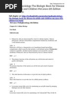 Pathophysiology The Biologic Basis For Disease in Adults and Children Mccance 6th Edition Test Bank