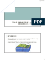 Tema7 - FundamentosHidrogeo General Term and Resumen