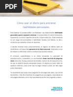 Diario de Habilidades Personales Táctica Práctica