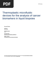 Thermoplastic Microfluidic Devices ETH Thesis