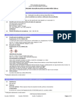 Ficha de Dados de Segurança de GELSOL HIDRACARE SOLUÇÃO ALCOÓLICA PARA MÃOS 500 ML