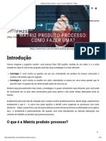 Matriz Produto-Processo - o Que É e Como Utilizá-La - FM2S