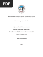 Las Redes Sociales Digitales Como Canales de Comunicación. Por Fidel Jorge Enamorado