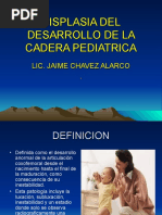 Displasia Del Desarrollo de La Cadera Pediatrica