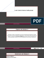 Módulo II Control Interno, Formato