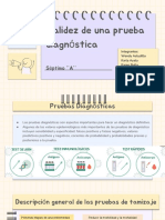 Validez de Una Prueba Diagnostica