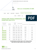 Wedge Wire Screens - Techincal Info - Screen Systems