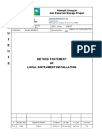 SG6427-SY-CK0P-MTD-736-006 - Method Statement of Local Instrument Installattion - Rev. A