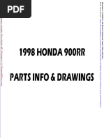 Honda Cbr900rr 98 Parts Manual and Microfiches