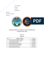 Trabajo de Investigación Grupo 2 Administración Financiera de Impuestos en Empresas Multinacionales