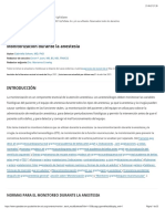 Monitoring During Anesthesia - UpToDate (1) .En - Es