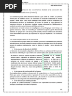 Las Alteraciones de Los Ecosistemas Debido A La Operación de Los Sistemas Técnicos