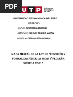 Promoción y Formalización de La Micro y Pequeña Empresa Ley 28015 ALFREDO