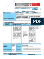 Sesión Aprendizaje 2023 CUARTO #3 MRC