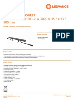 LED WALL WASHER 12 W 3000 K 45 ° X 45 ° 500 MM en