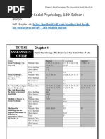 Test Bank For Social Psychology 13th Edition Baron