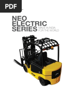 Godrej 1 5 To 3 Ton Electric Forklifts Neo