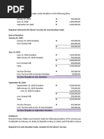 Donor's Tax Assignment March 5