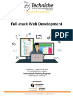 Full Stack Web Development