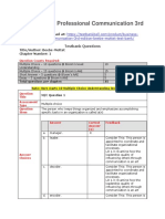 Business and Professional Communication 3rd Edition Beebe Mottet Test Bank