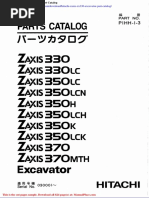 Hitachi Zaxis Zx330 Excavator Part Catalog