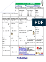 CALENDARIO ENERO MATEMÁTICAS 1o