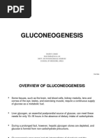 GLUCONEOGENESIS