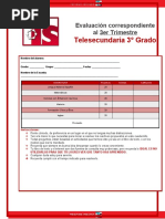 3° Grado - Exámen 3er Trimestre