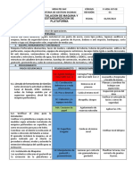 P-mdh-mt-08 Instalación de Máquina y Estandarización de Plataforma