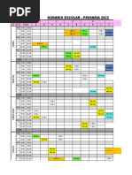 Horario - Adaptación