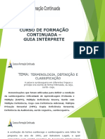 Terminologia - Definição e Classificação GI2023