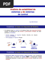 Análisis de Estabilidad de Yde: Sistemas Sistemas de Control